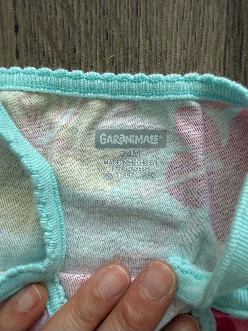 Garanimals brand size